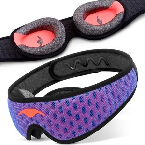 Manta Pro Sleep Mask - 100% Light Blocking Sleep Mask for Side Sleepers