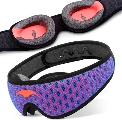 Manta Pro Sleep Mask - 100% Light Blocking Sleep Mask for Side Sleepers